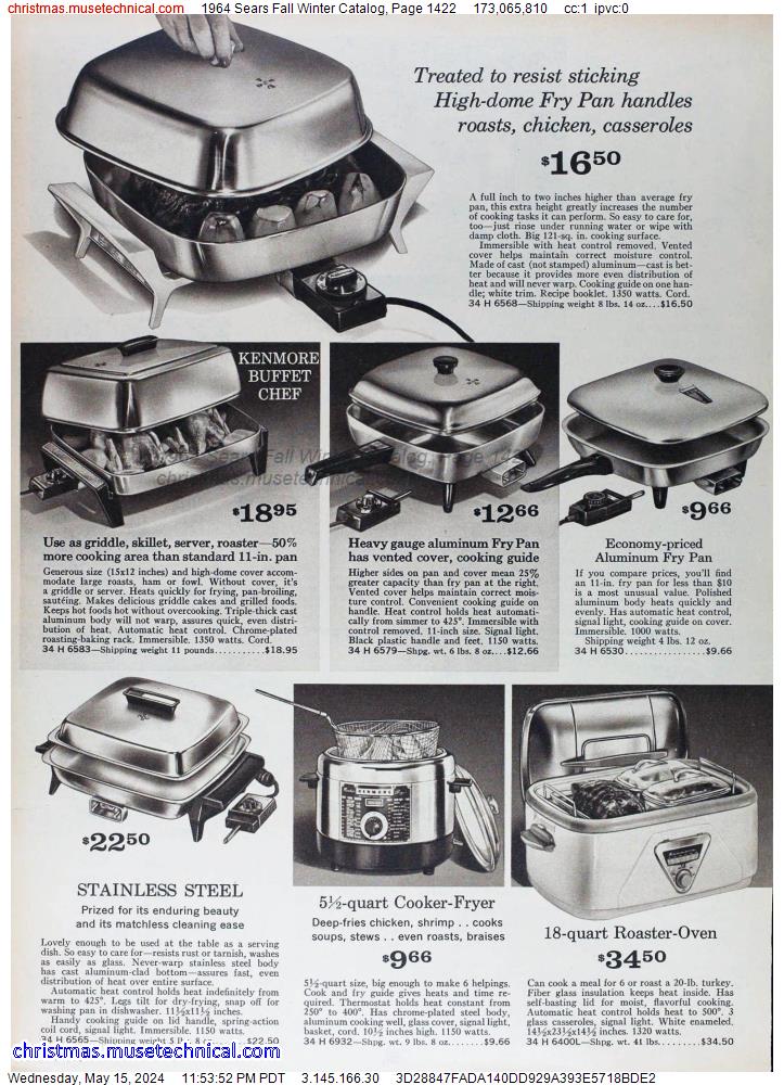 1964 Sears Fall Winter Catalog, Page 1422