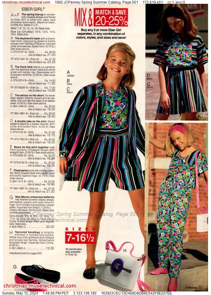 1992 JCPenney Spring Summer Catalog, Page 551