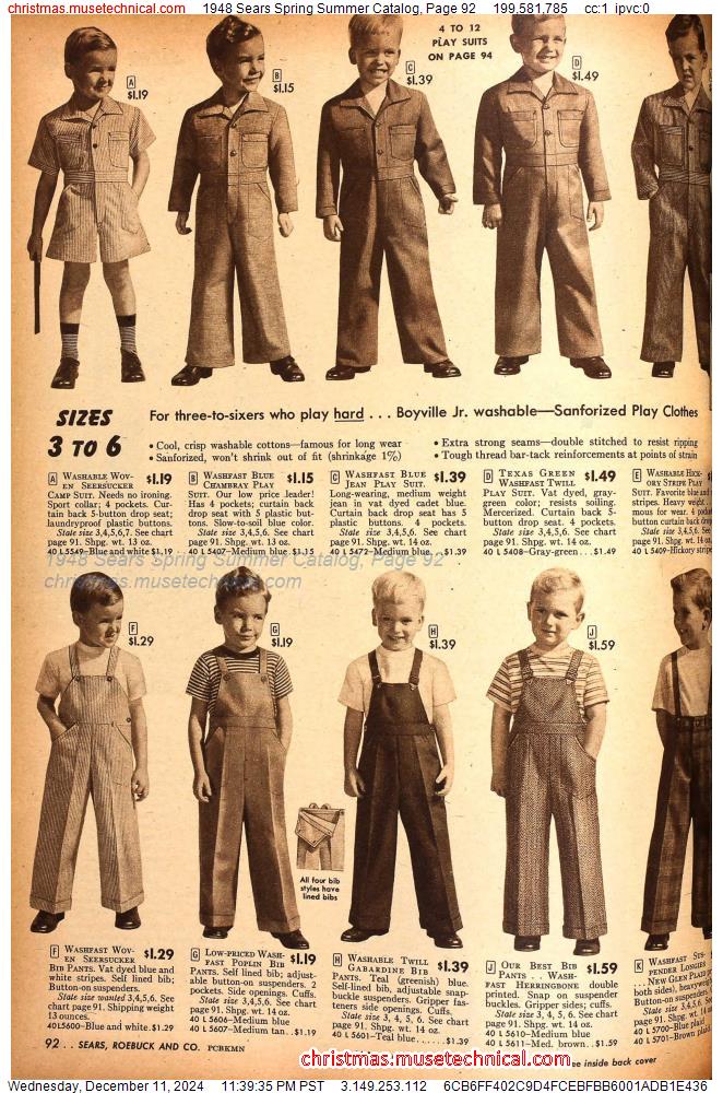 1948 Sears Spring Summer Catalog, Page 92