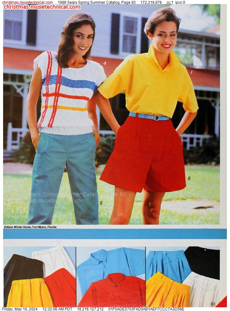 1986 Sears Spring Summer Catalog, Page 93