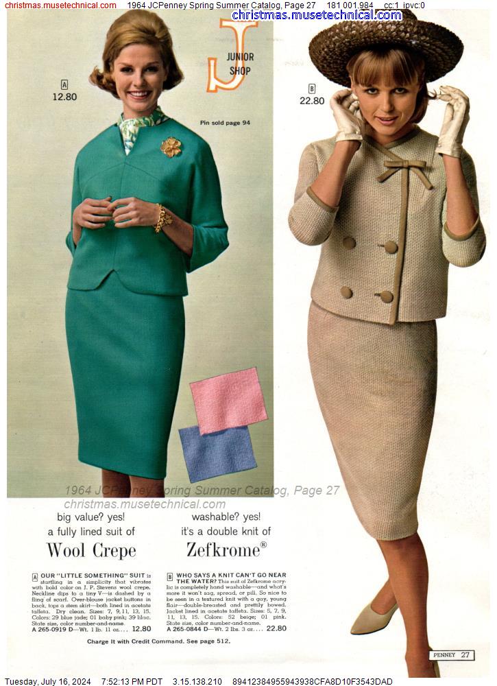 1964 JCPenney Spring Summer Catalog, Page 27