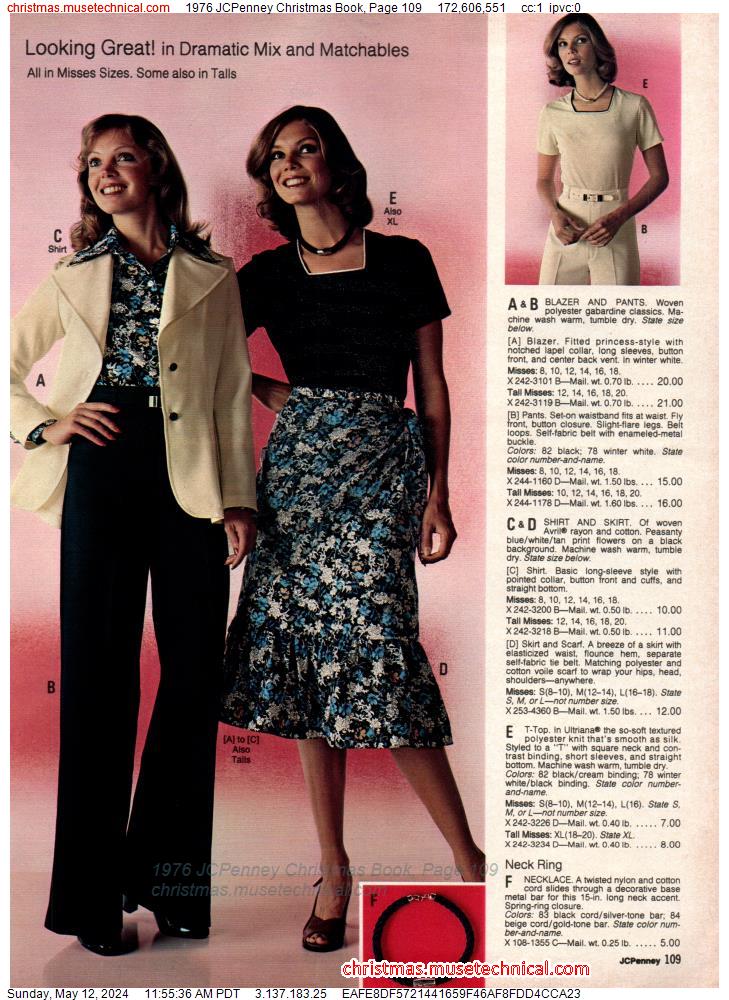 1976 JCPenney Christmas Book, Page 109