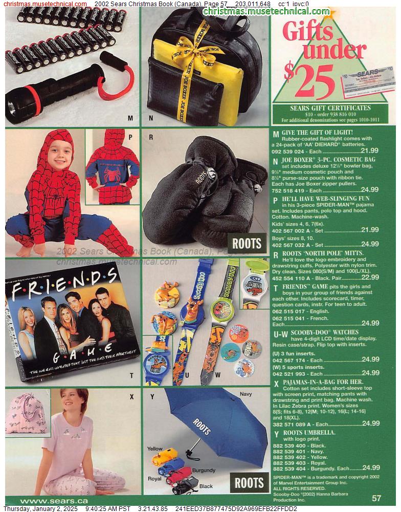 2002 Sears Christmas Book (Canada), Page 57