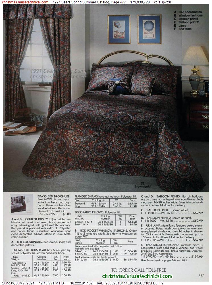 1991 Sears Spring Summer Catalog, Page 477