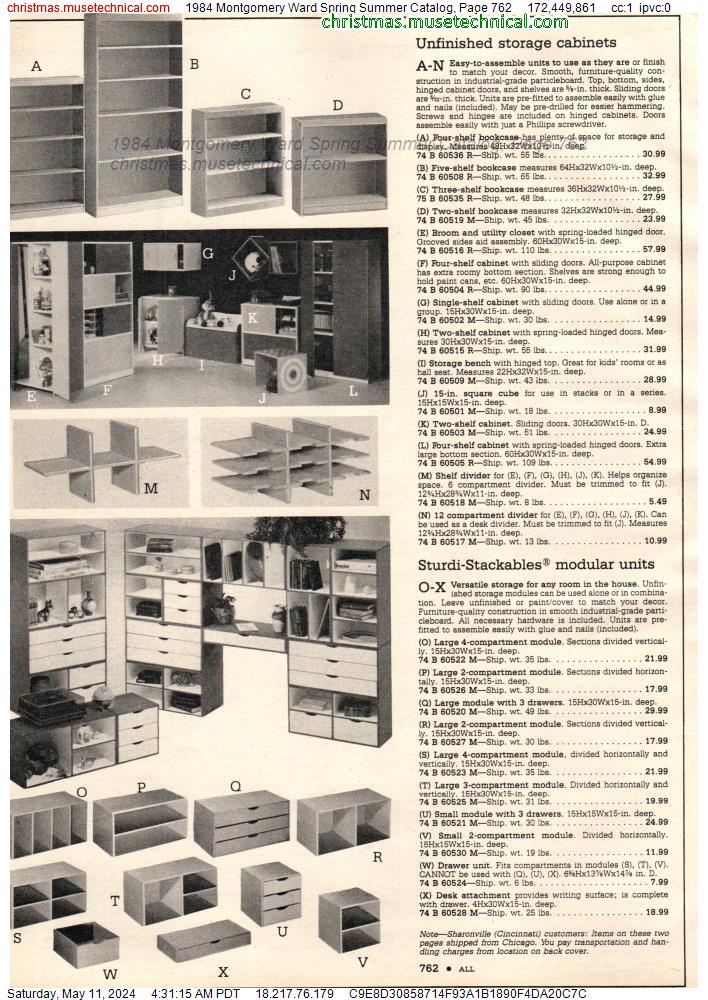 1984 Montgomery Ward Spring Summer Catalog, Page 762