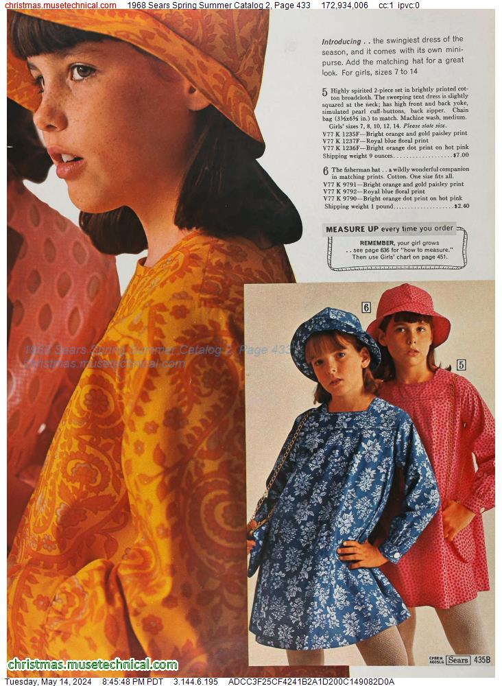 1968 Sears Spring Summer Catalog 2, Page 433
