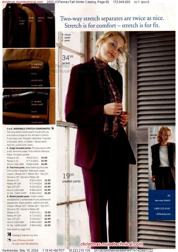 2003 JCPenney Fall Winter Catalog, Page 95