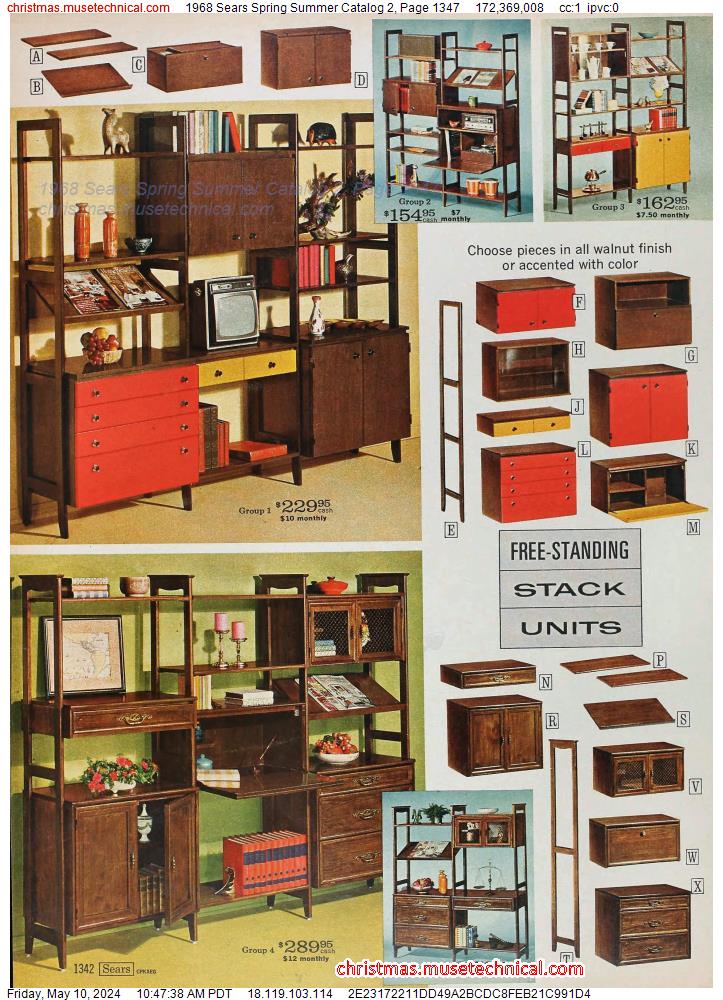 1968 Sears Spring Summer Catalog 2, Page 1347