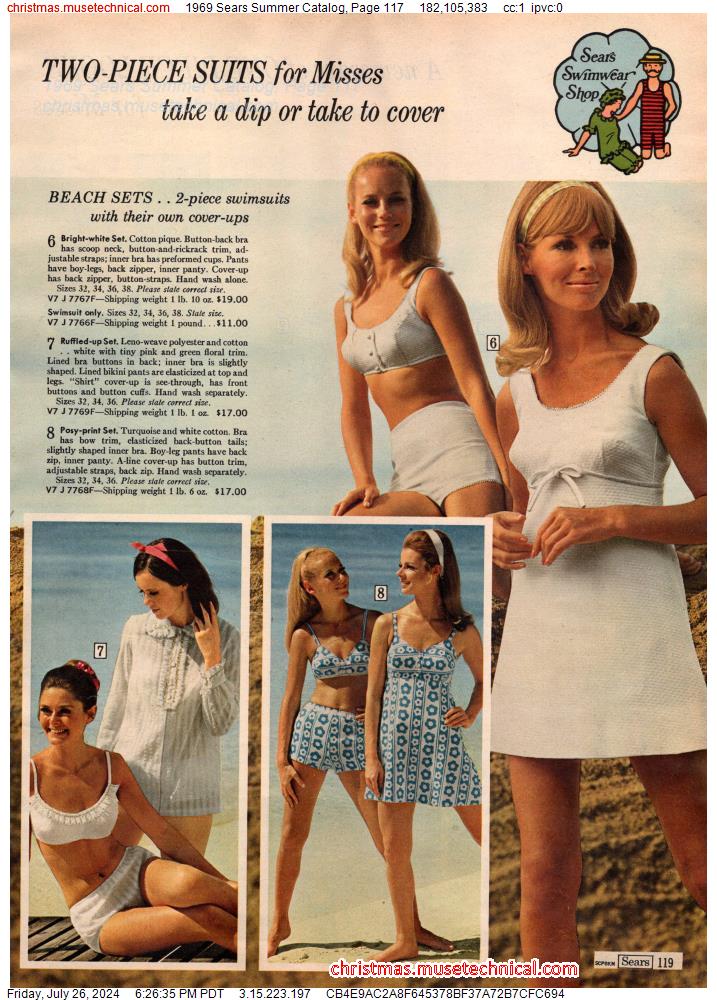 1969 Sears Summer Catalog, Page 117