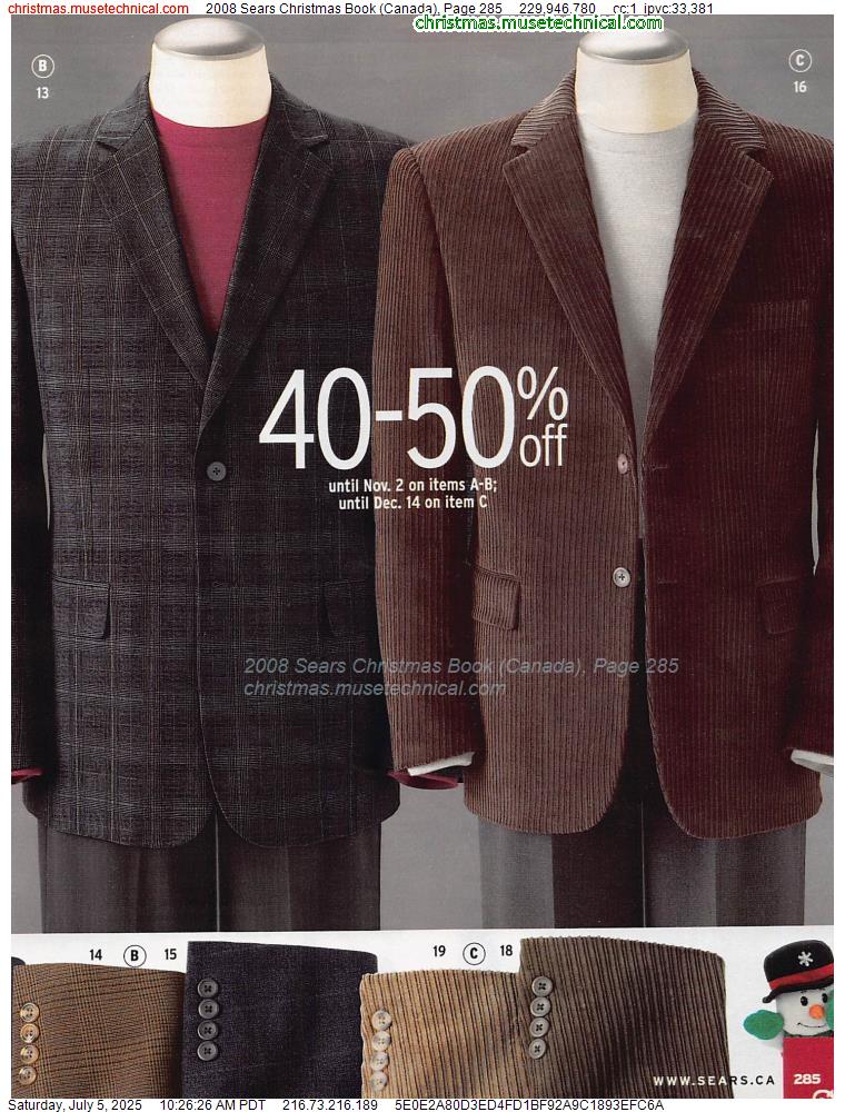 2008 Sears Christmas Book (Canada), Page 285