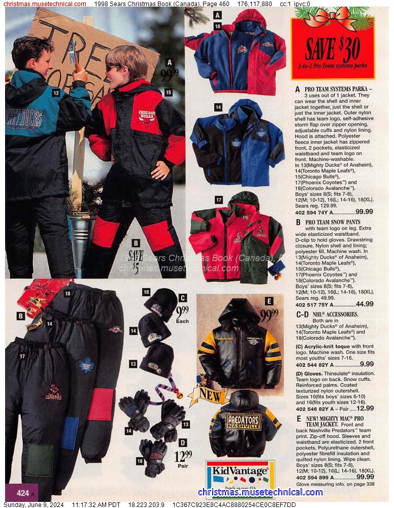 1998 Sears Christmas Book (Canada), Page 460