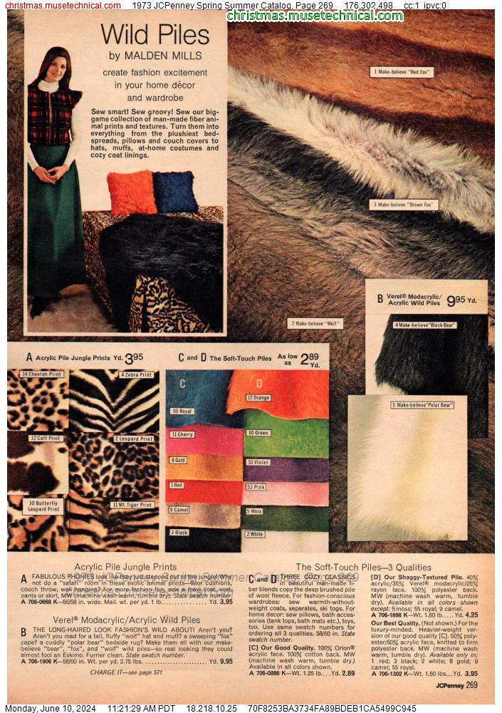 1973 JCPenney Spring Summer Catalog, Page 269