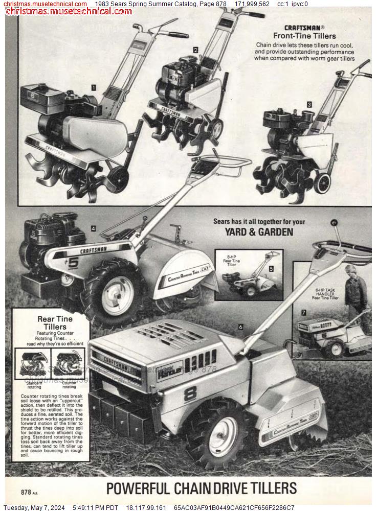 1983 Sears Spring Summer Catalog, Page 878