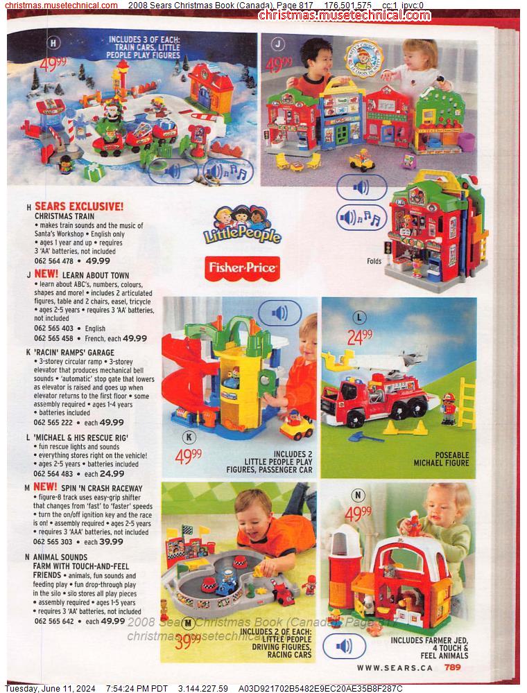 2008 Sears Christmas Book (Canada), Page 817