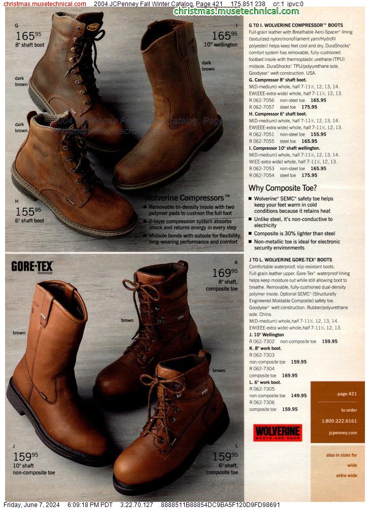 2004 JCPenney Fall Winter Catalog, Page 421