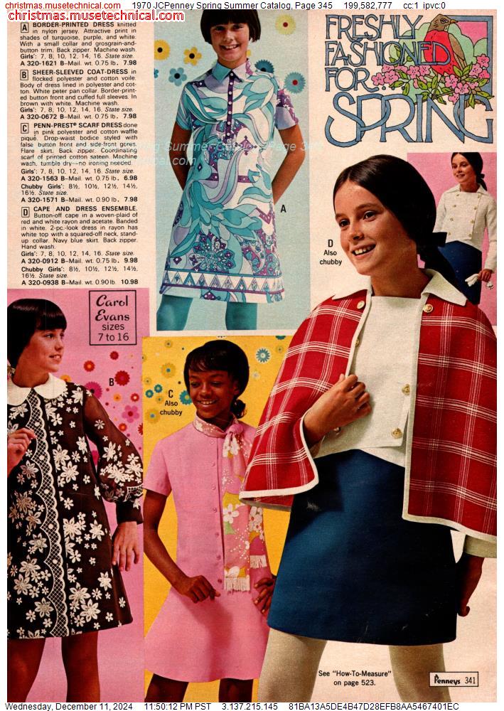 1970 JCPenney Spring Summer Catalog, Page 345