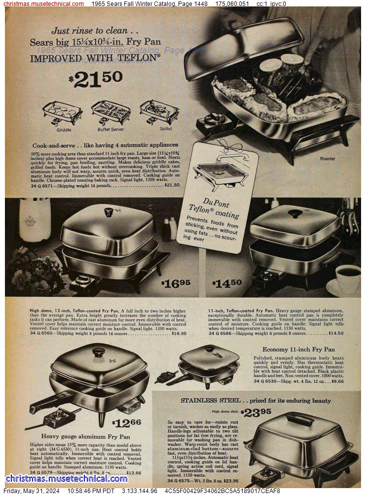 1965 Sears Fall Winter Catalog, Page 1448