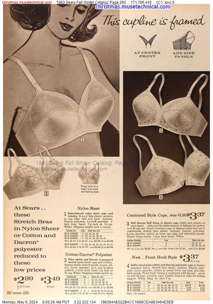 1963 Sears Fall Winter Catalog, Page 260