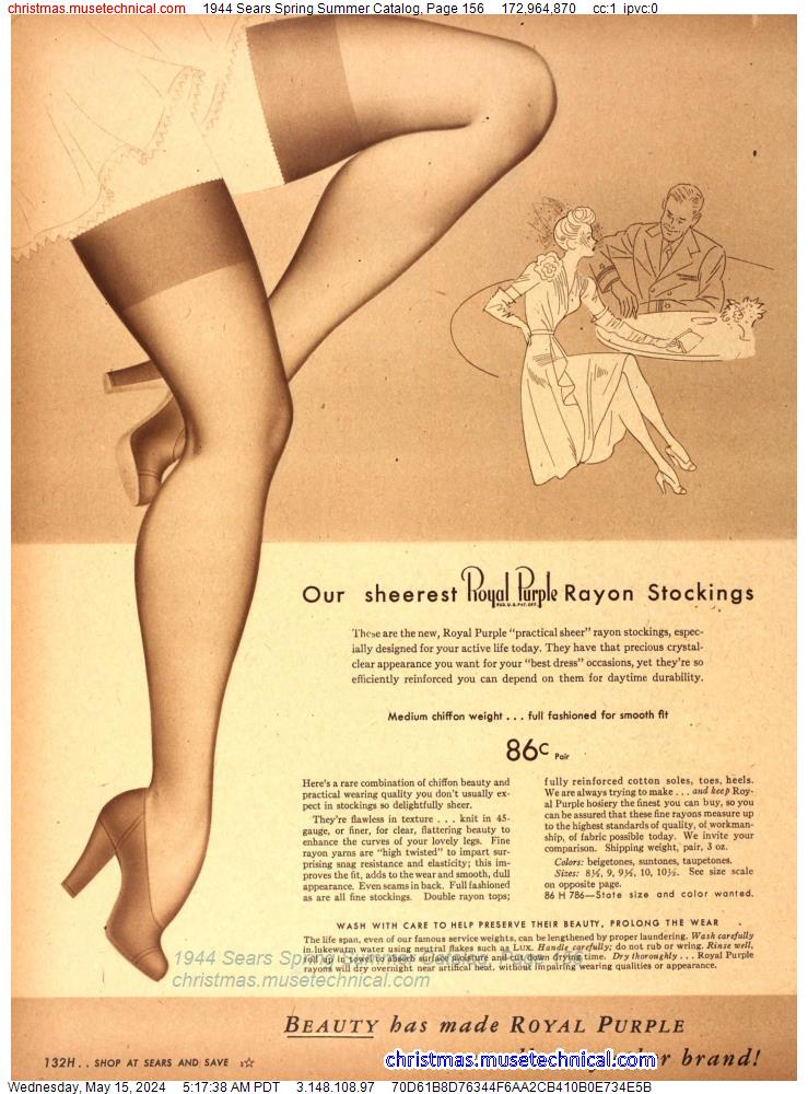 1944 Sears Spring Summer Catalog, Page 156