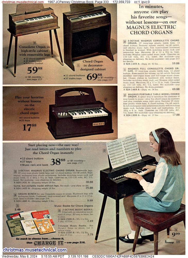 1967 JCPenney Christmas Book, Page 333