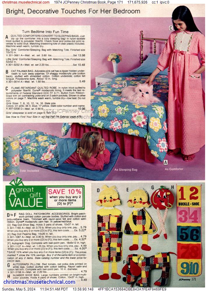 1974 JCPenney Christmas Book, Page 171