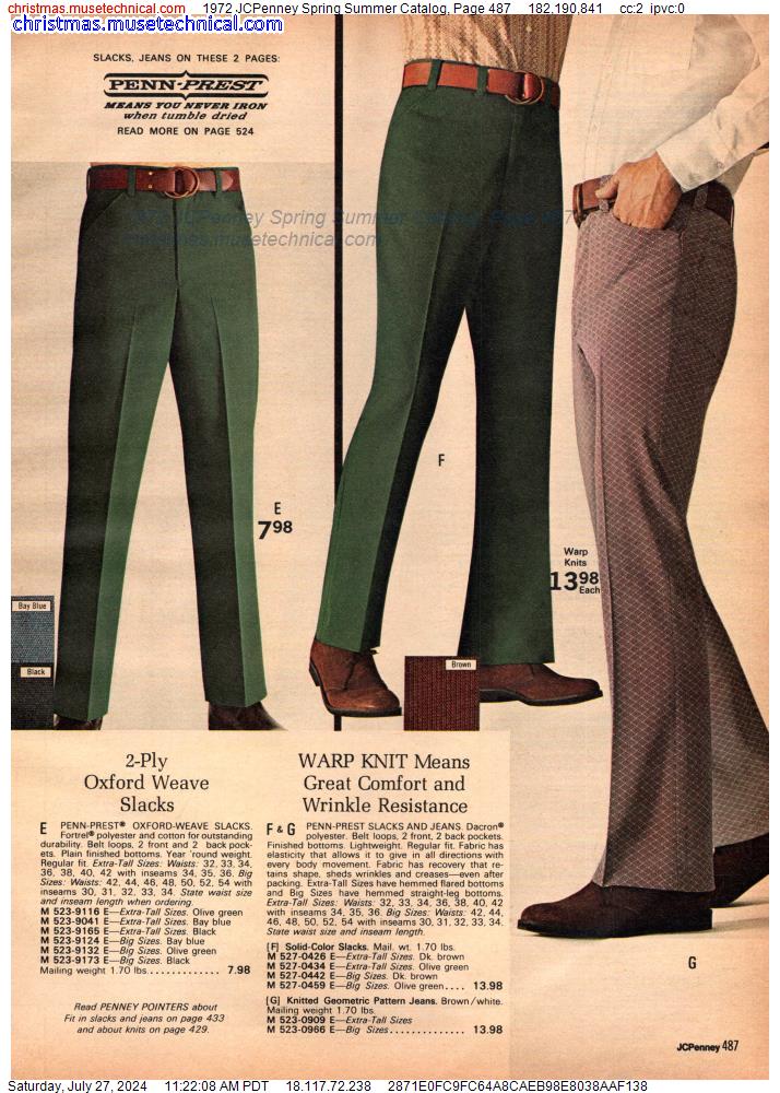 1972 JCPenney Spring Summer Catalog, Page 487