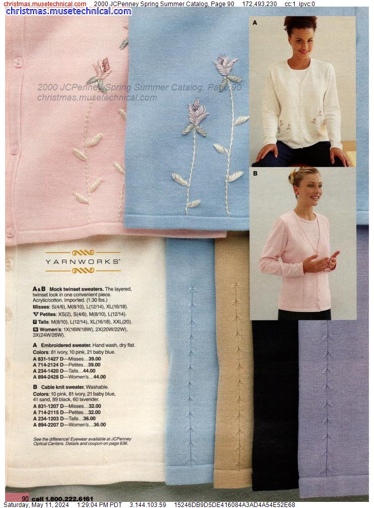 2000 JCPenney Spring Summer Catalog, Page 90