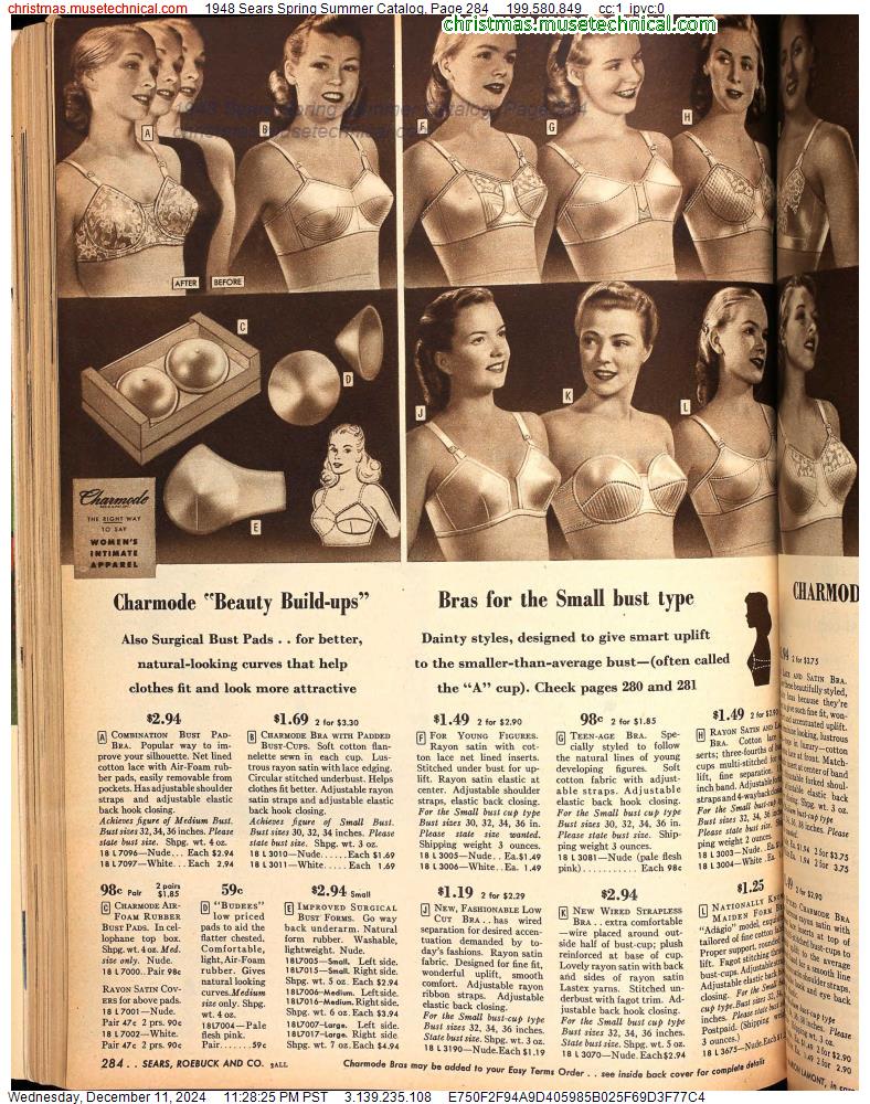 1948 Sears Spring Summer Catalog, Page 284