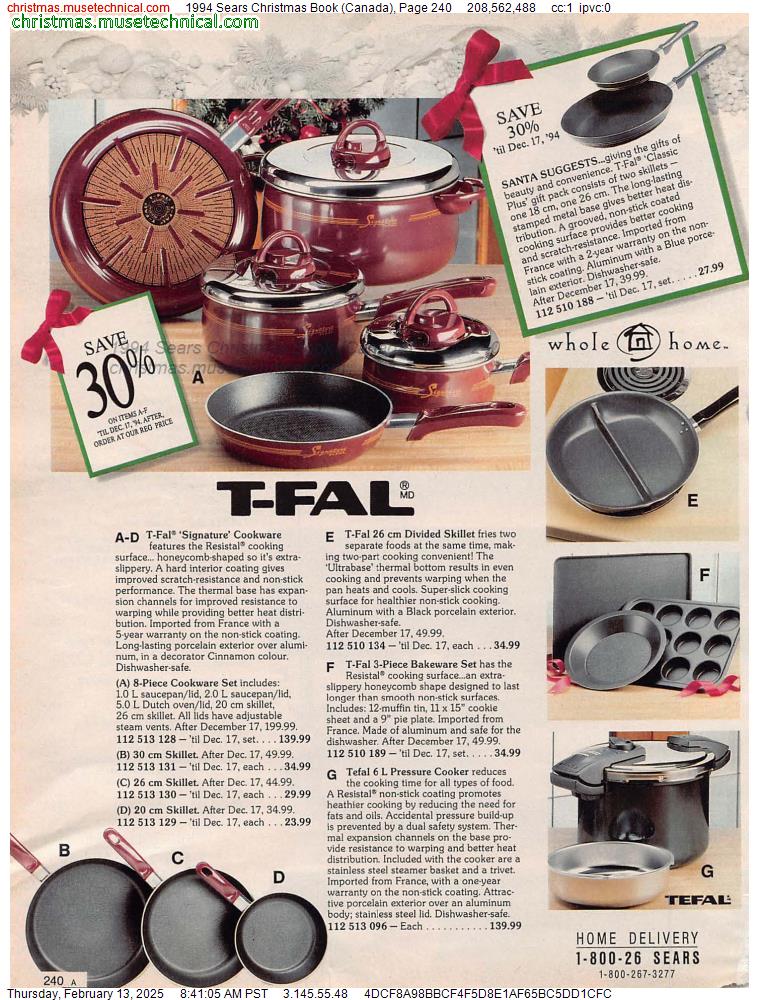 1994 Sears Christmas Book (Canada), Page 240