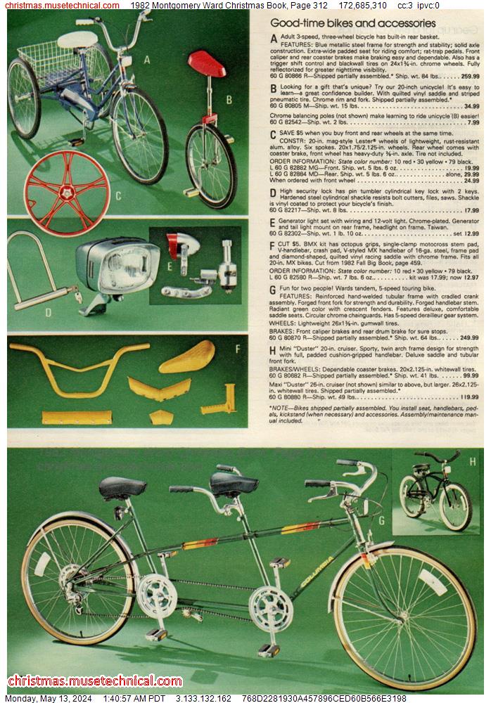 1982 Montgomery Ward Christmas Book, Page 312