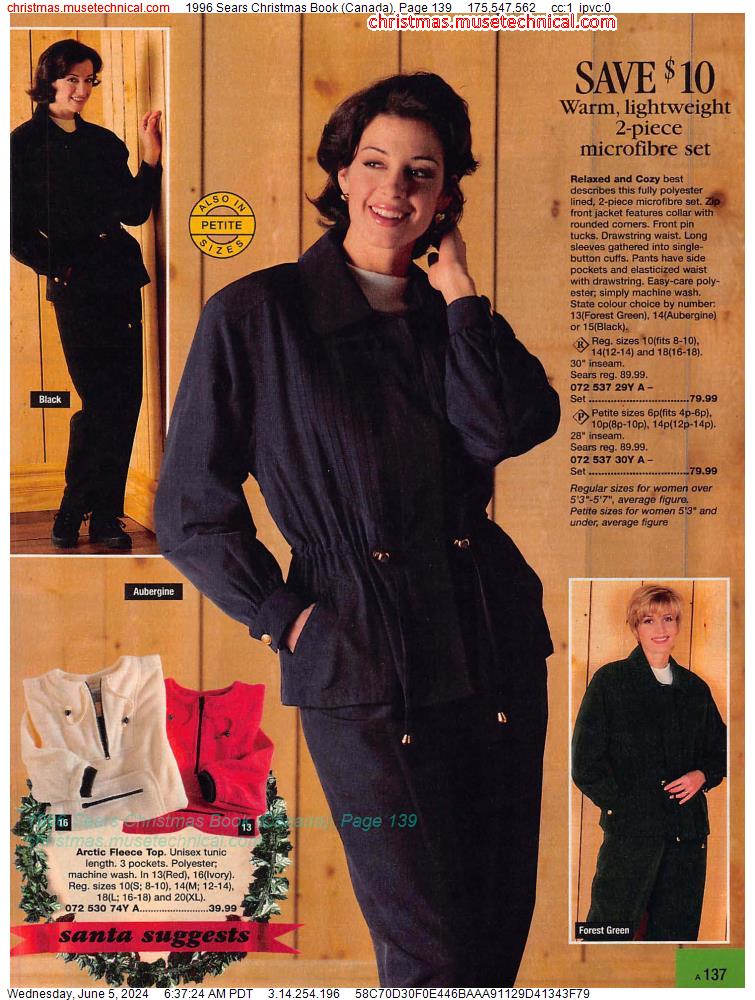 1996 Sears Christmas Book (Canada), Page 139