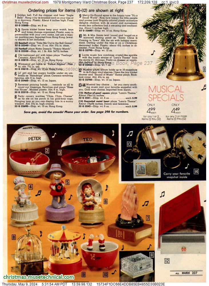 1978 Montgomery Ward Christmas Book, Page 237