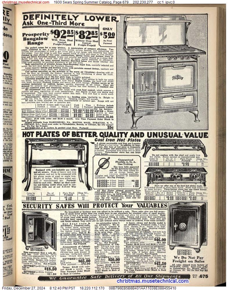 1930 Sears Spring Summer Catalog, Page 679