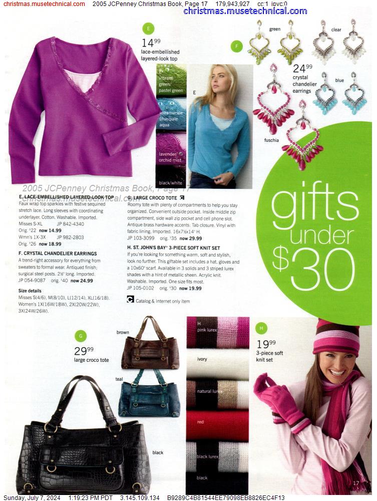 2005 JCPenney Christmas Book, Page 17