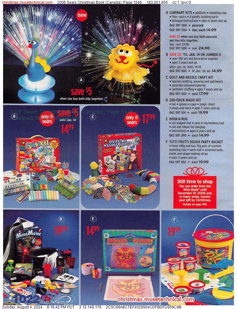 2006 Sears Christmas Book (Canada), Page 1046