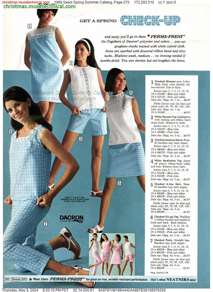 1969 Sears Spring Summer Catalog, Page 270