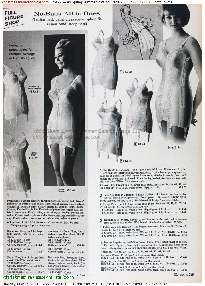 1966 Sears Spring Summer Catalog, Page 238