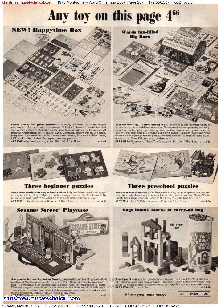 1973 Montgomery Ward Christmas Book, Page 267