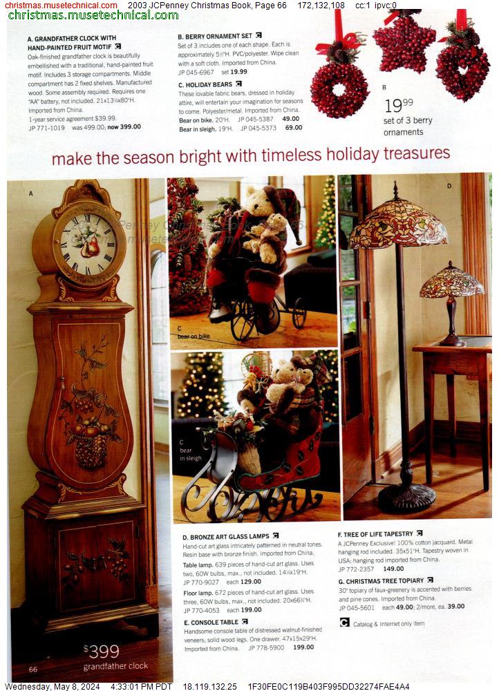 2003 JCPenney Christmas Book, Page 66