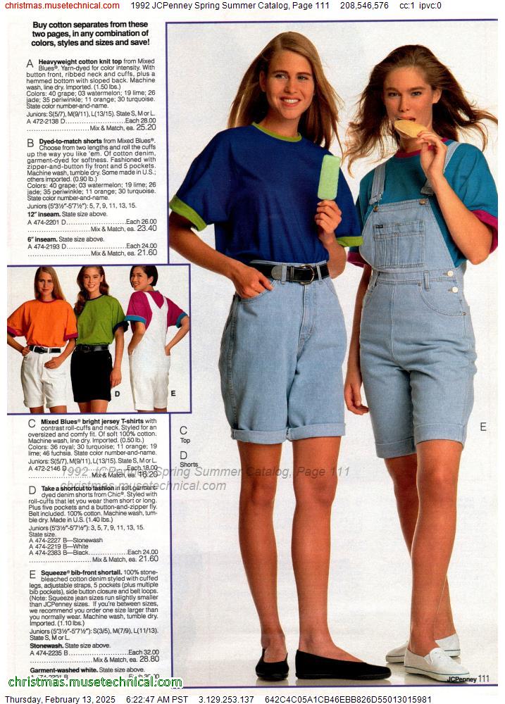 1992 JCPenney Spring Summer Catalog, Page 111