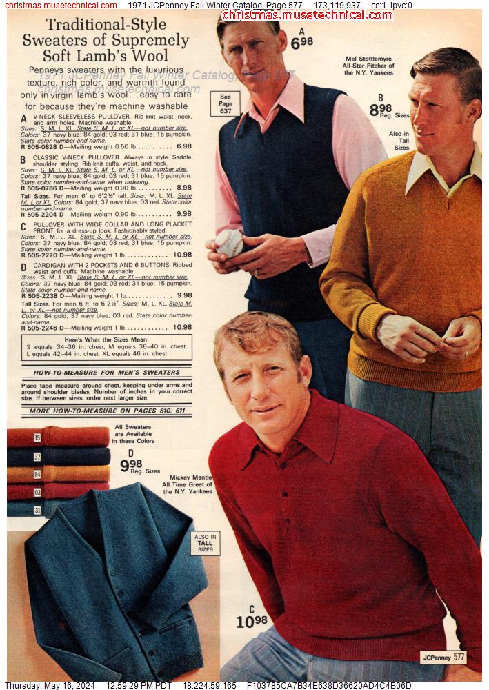 1971 JCPenney Fall Winter Catalog, Page 577