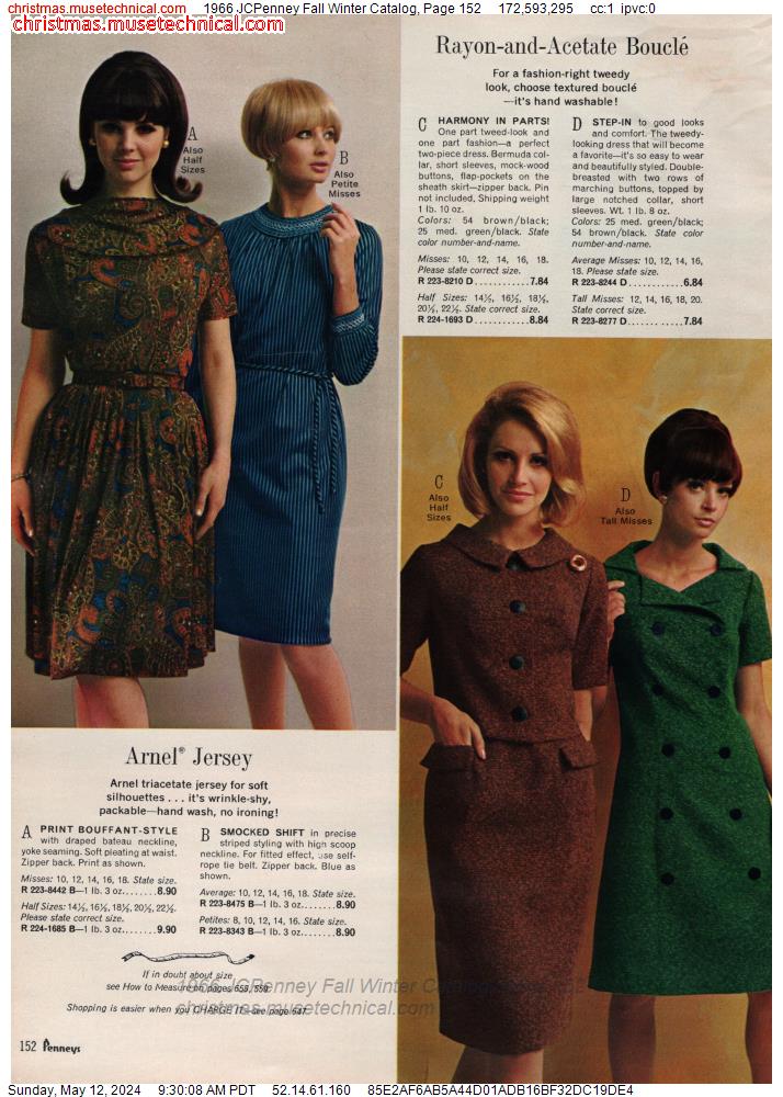 1966 JCPenney Fall Winter Catalog, Page 152