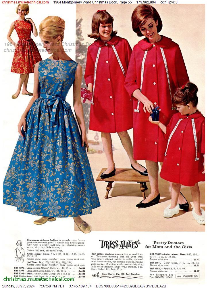 1964 Montgomery Ward Christmas Book, Page 55