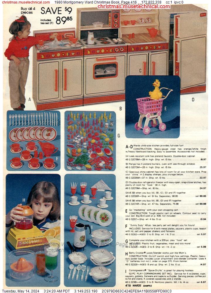 1980 Montgomery Ward Christmas Book, Page 416