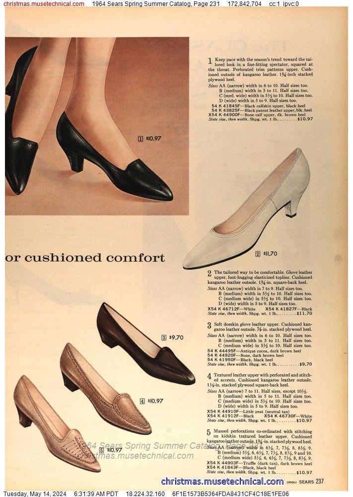 1964 Sears Spring Summer Catalog, Page 231