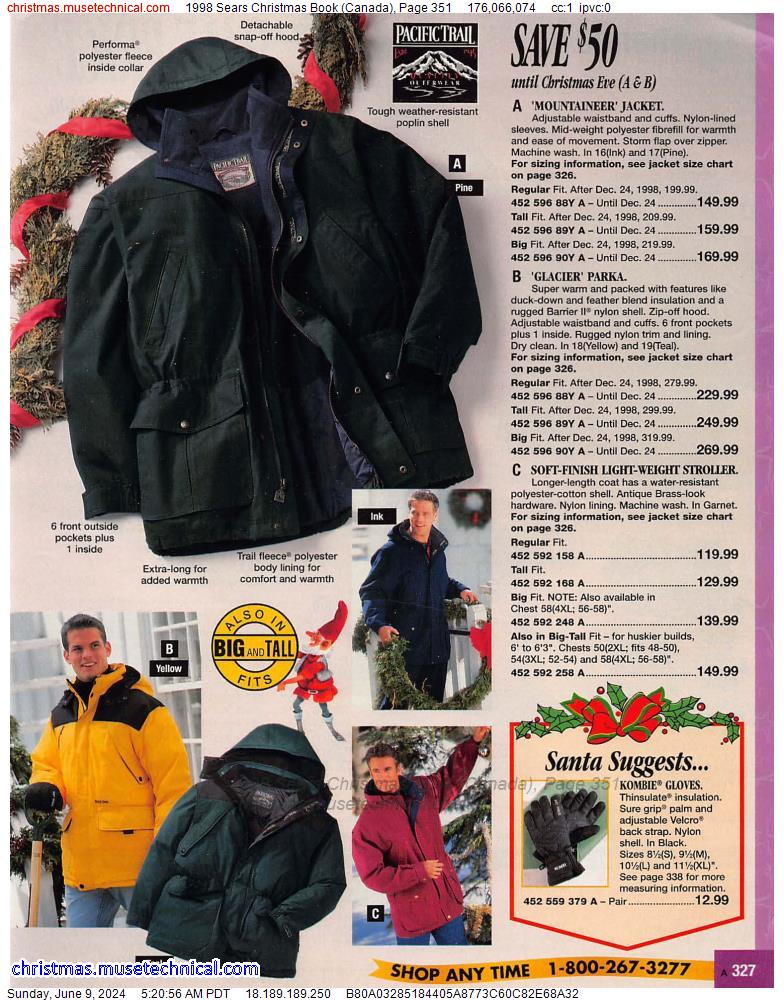 1998 Sears Christmas Book (Canada), Page 351