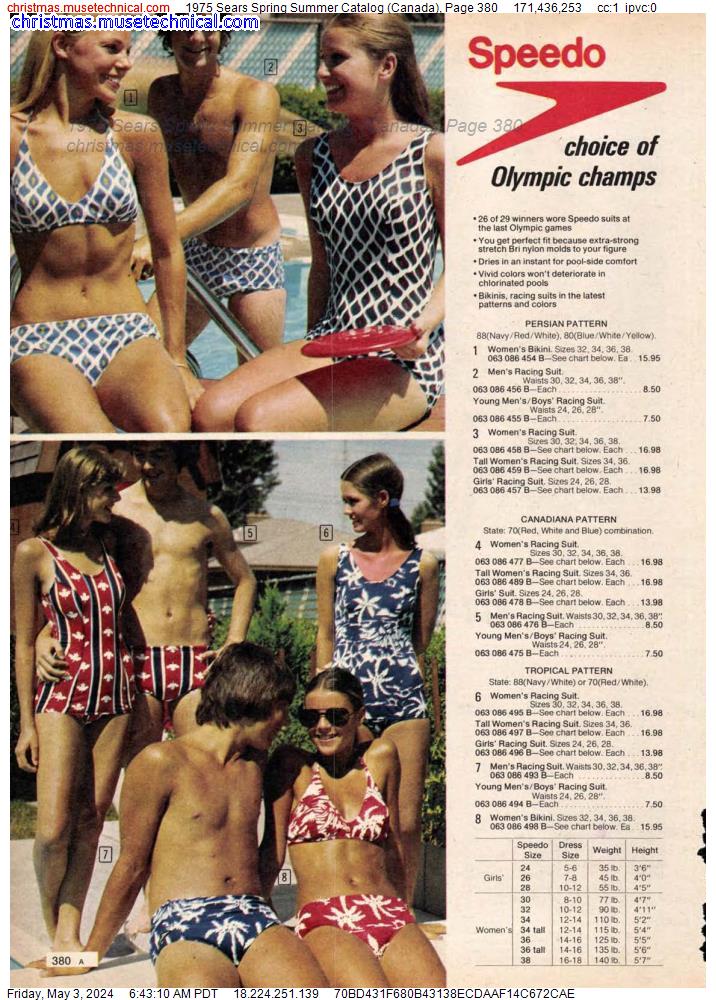 1975 Sears Spring Summer Catalog (Canada), Page 380