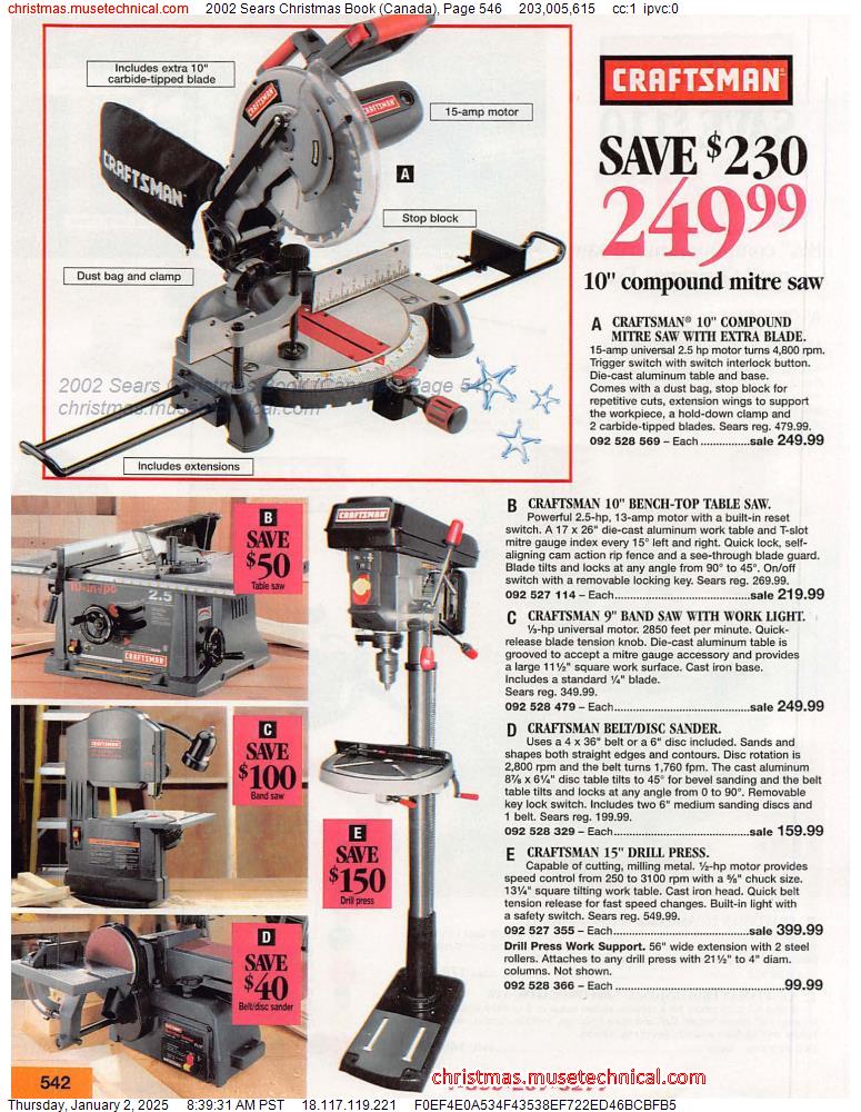 2002 Sears Christmas Book (Canada), Page 546