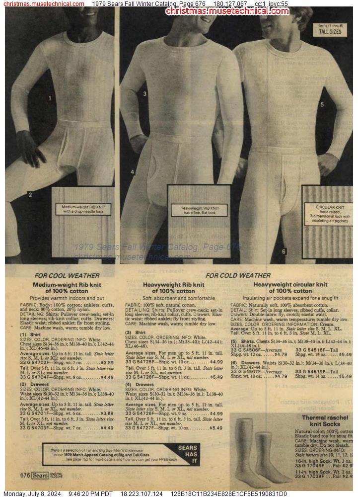 1979 Sears Fall Winter Catalog, Page 676