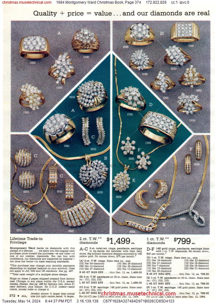 1984 Montgomery Ward Christmas Book, Page 374